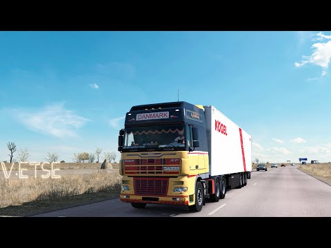 ETS 2, DAF XF95 DANMARK,еду в город Яссы.