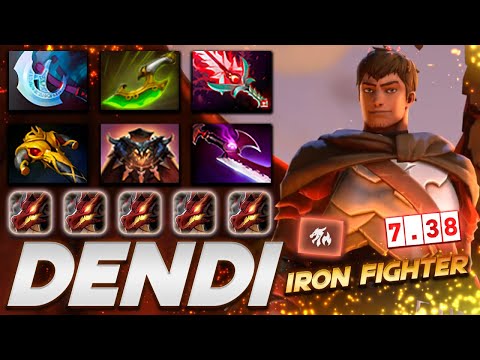 [7.38] Dendi Dragon Knight Iron Fighter  - Dota 2 Pro Gameplay [Watch & Learn]