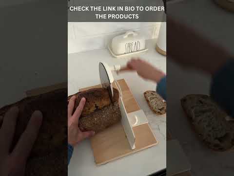 Amazon must have : Manual Bread Slicer with Hand Crank #shorts