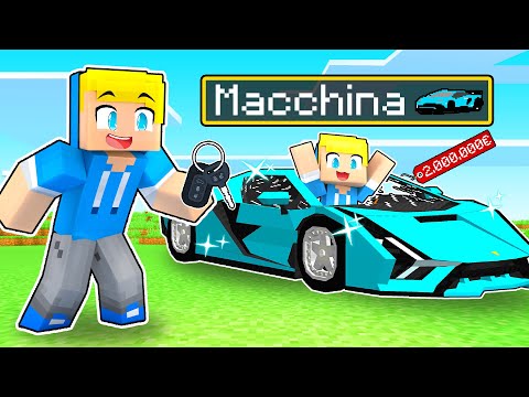 COMPRO Una MACCHINA A Mio FIGLIO Su Minecraft!