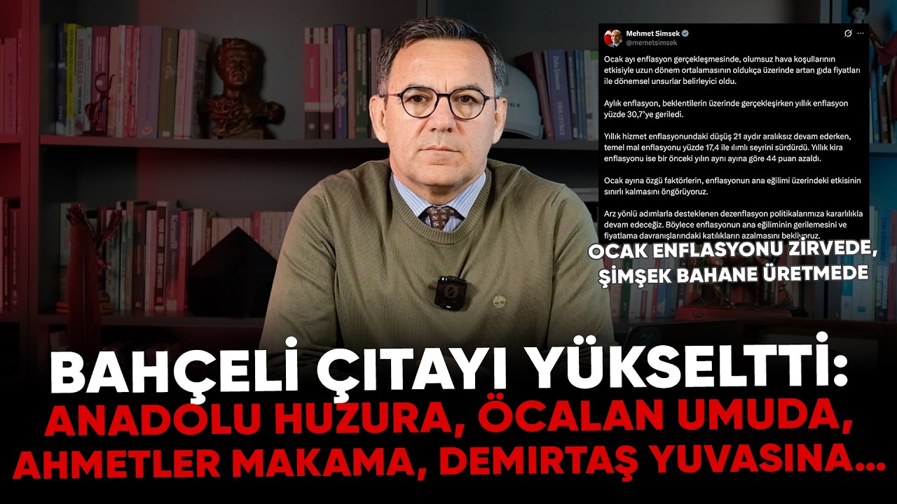 Deniz Zeyrek:Bahçeli çıtayı yükseltti: Anadolu huzura,Öcalan umuda,Ahmetler makama,Demirtaş yuvasına