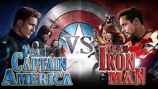 Team Captain America vs Team Iron Man