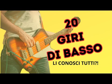 I 20 Giri di Basso Che CHIUNQUE Può Imparare Subito! (Anche un Chitarrista)
