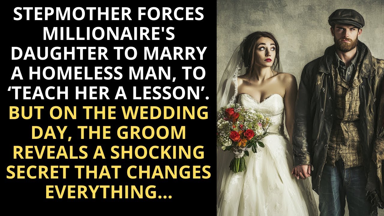 Stepmother Forces Millionaire's Daughter to Marry a Homeless Man. But on the Wedding Day...