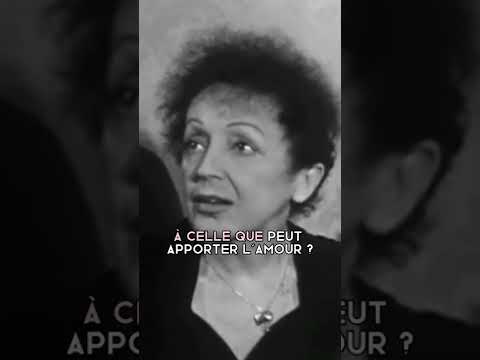 Edith Piaf sur l'amour