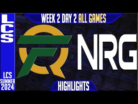 FLY vs NRG Highlights ALL GAMES | LCS W2D2 Summer 2024 | FlyQuest vs NRG Esports Week 2 Day 2
