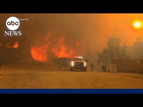 Thousands under evacuation order after Canyon Fire explodes in California