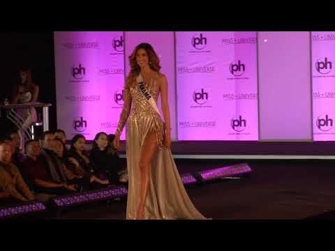 Miss Universe 2017 / Miss Panamá se presenta en traje de noche