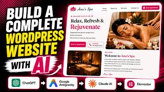 Build Any WordPress Website with FREE AI | ChatGPT + Google Antigravity + Claude + Elementor