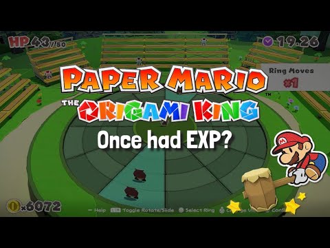 Paper Mario: The Origami King Once Had EXP?