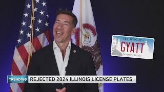 Rejected 2024 Illinois license plates