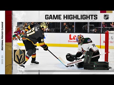 Coyotes @ Golden Knights 12/21 | NHL Highlights 2022