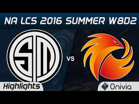 TSM vs P1 highlights Game 2 NA LCS 2016 Summer W8D2 Team Solo Mid vs Phoenix1