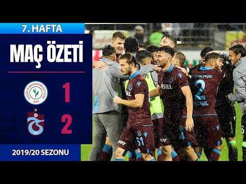 ÖZET: Ç. Rizespor 1-2 Trabzonspor | 7. Hafta - 2019/20