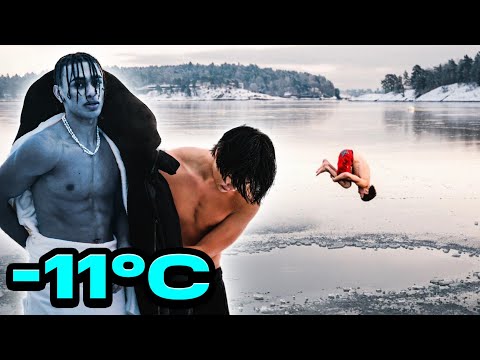 Death Dive into Freezing Water | UK Fam in Norway