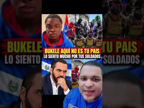 Joven haitiano pide a Nayib Bukele no seguir enviando soldados salvadoreños a su país #noticias