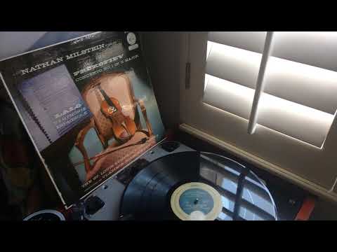 Prokofiev Concerto No. 1 Nathan Milstein St. Louis Symphony Orchestra Vladimir Golschmann 1955