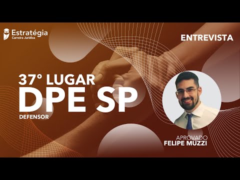 Aprovado DPE-SP: Após 4 anos , Felipe conquistou o cargo de Defensor!