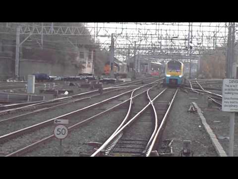 DRS 37038 with 4Z22 "ABSOLUTELY ERUPTS" through Crewe on 24/11/11 - HD