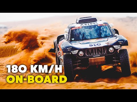 Dakar 2021: 180 km/h Ride On Board With Carlos Sainz