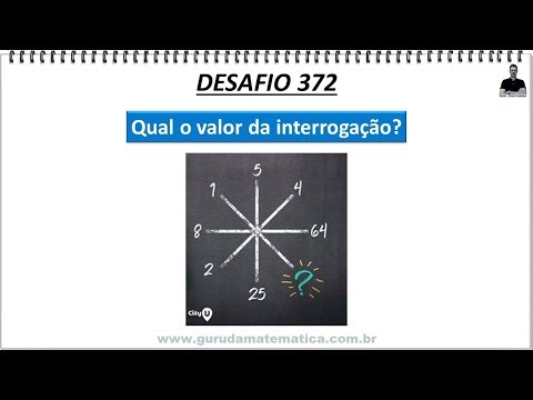 DESAFIO 372 - QUAL O VALOR DA INTERROGAÇÃO? (www.gurudamatematica.com.br)