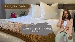 HOTEL STYLE LUXURY CAPSULE BEDDING | Step by Step |
