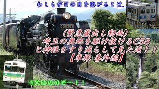(緊急蔵出し動画) 埼玉の奥地を駆け抜けるC58と神経をすり減らしてみた滝！！