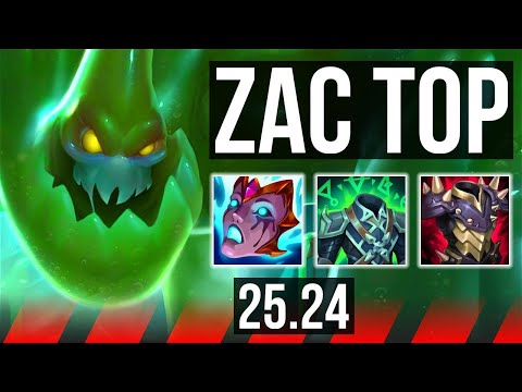 ZAC vs VOLIBEAR (TOP) | 39K damage | EUW Master | 25.24