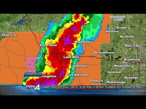 Severe T-Storm Warning Issued For Parts of SE Wisconsin