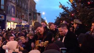 Glen Hansard - busking Christmas Eve - Grafton Street - Dub