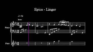 Epica - Linger (voice, piano and flute arrangement)