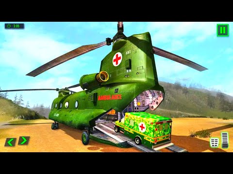 US Army Ambulance Driving Rescue Simulator 2021 Gameplay Walkthrough Part 1 (IOS/Android)