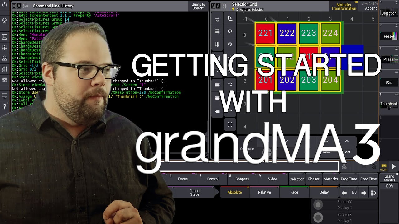 GrandMA3 V2.0+ Getting Started 2024