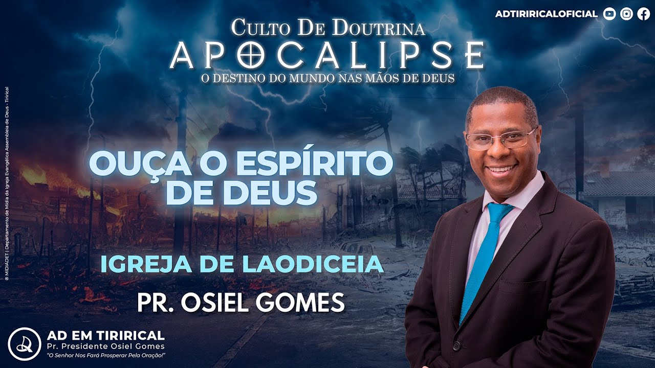 "OUÇA O ESPÍRITO DE DEUS" | Pr. Osiel Gomes | Quinta - Feira 06/03/2025