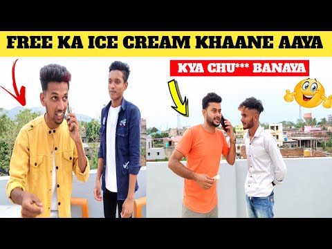 Aaya Tha Free Ka Ice Cream  Khaane  Aleem Ne kya CHU*** Banaya 😜 | Funny Videos | Comedy videos |