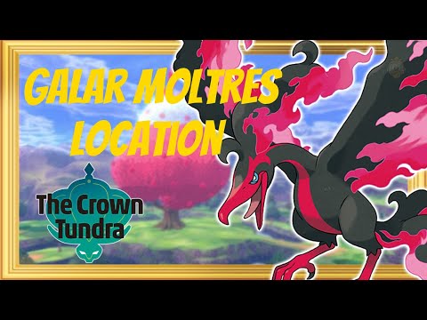 Come trovare e catturare Moltres di Galar in Pokémon Spada e Scudo - Posizione di The Crown Tundra