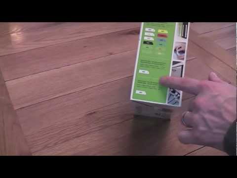 Juostelė DYMO D1 12mm x 7m, vinilinė, raudona ant balto / S0720550 45015 video