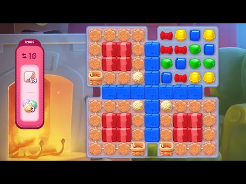 Homescapes Level 12805 - blasting with boosters