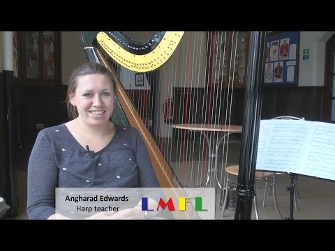Angharad Edwards, harp teacher -  interview