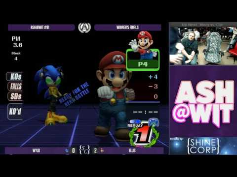 Wyld (Sonic) vs Ellis (Mario) - ASH@WIT #91 PM Winner's Finals