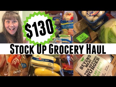 $130 HUGE Stock Up Grocery Haul