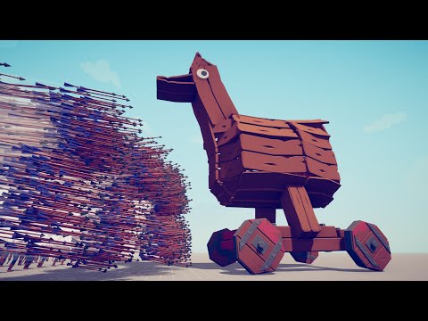 🔥 TROJAN CHIKEN vs ARROW RAIN Totally Accurate Battle Simulator TABS 🔥