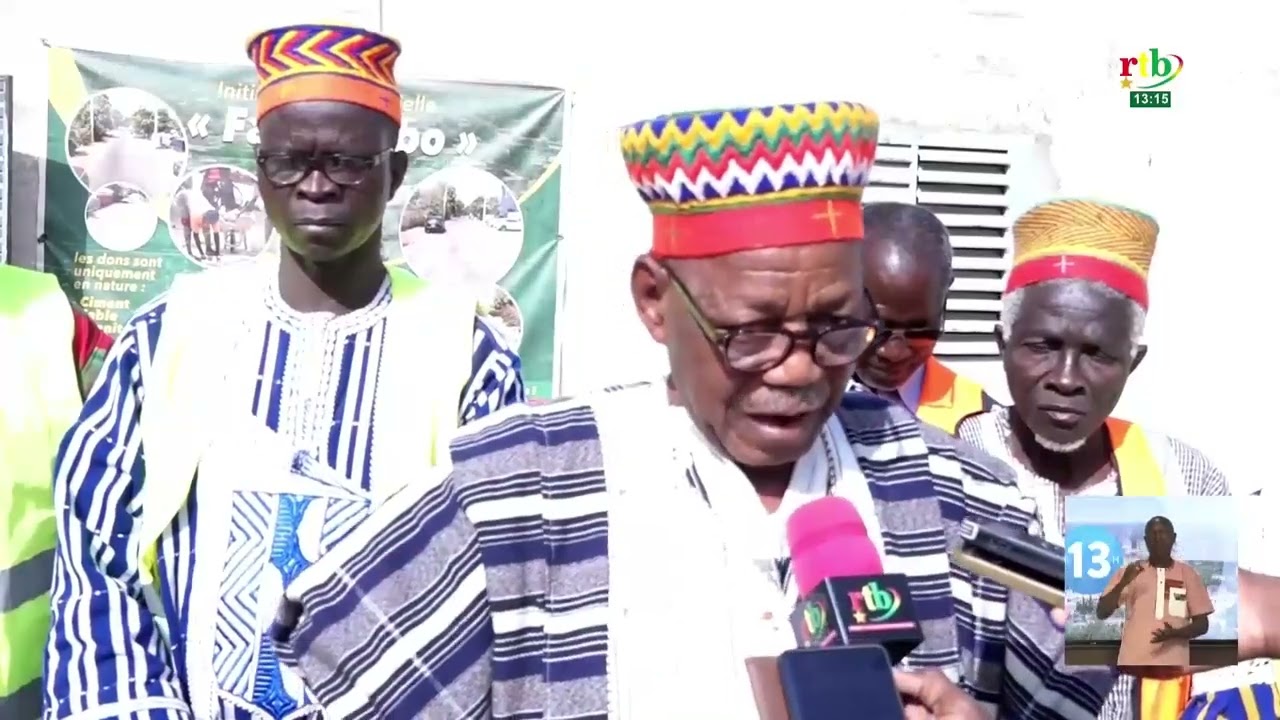 Faso Mêbo : Le chef de Kampoaga et les Burkinabè résidant au Canada font don de 20 t de ciment