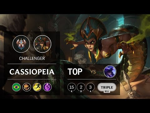 Cassiopeia Top vs Ryze - BR Challenger Patch 9.23