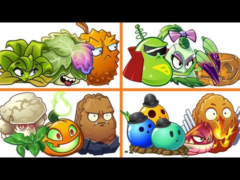 PvZ 2 4 Super Team Plants Vs Team Zombies Part 73 - Team So OP !!!