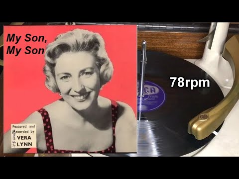 Vera Lynn And Frank Weir And His Saxophone - My Son, My Son, 1954, Decca - F.10372, 78 RPM