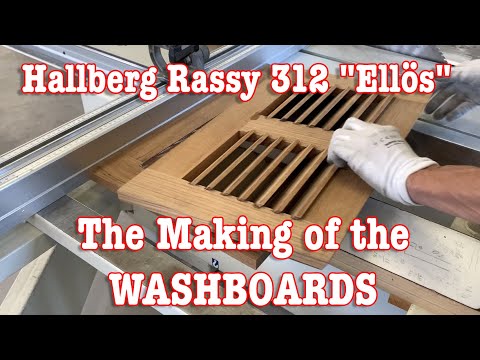 Hallberg-Rassy 312 "Ellös": THE MAKING OF THE  WASHBOARDS (DIY BOAT)