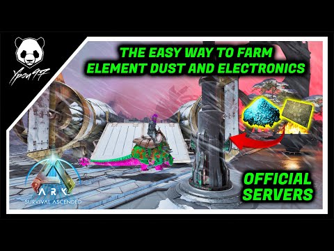 The Best Way To Farm Element Dust And Electronics In Lost Colony | ARK: Survival Ascended
