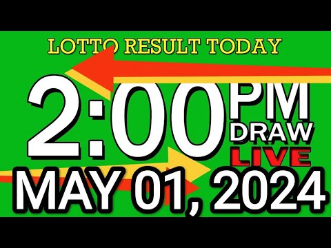 LIVE 2PM LOTTO RESULT TODAY MAY 01, 2024 #2D3DLotto #2pmlottoresultmay01,2024 #swer3result