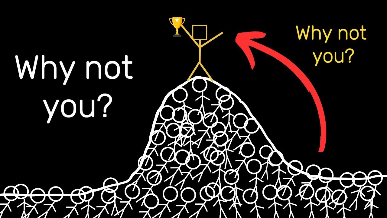 It’s actually  easy to get ahead of 99% of people.